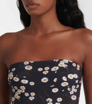 Eres Courtois floral bandeau swimsuit | Thumbnail 3