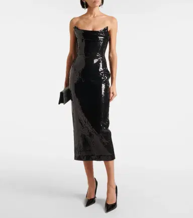 Alex Perry Sequined bustier dress | Thumbnail 2