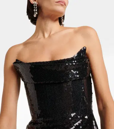 Alex Perry Sequined bustier dress | Thumbnail 5