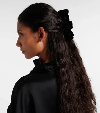 Jennifer Behr Matilda velvet hair clip | Thumbnail 4