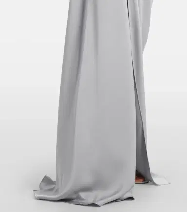 Alex Perry Draped satin crêpe bustier gown | Thumbnail 2
