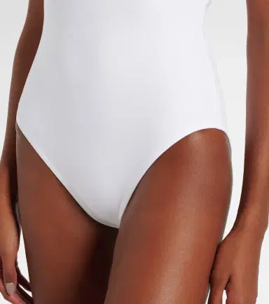 Karla Colletto Hana embroidered bandeau swimsuit | Thumbnail 3