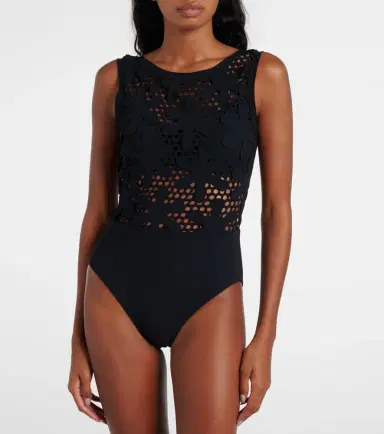 Karla Colletto Aster embroidered swimsuit | Thumbnail 3