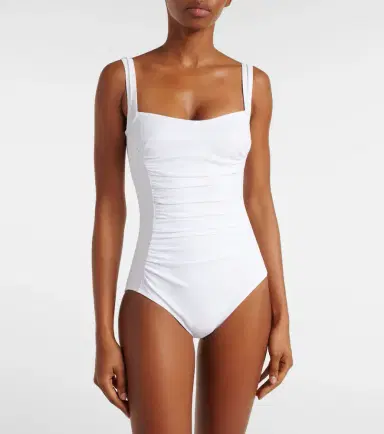 Karla Colletto Ruched swimsuit | Thumbnail 3