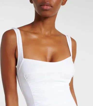 Karla Colletto Ruched swimsuit | Thumbnail 4
