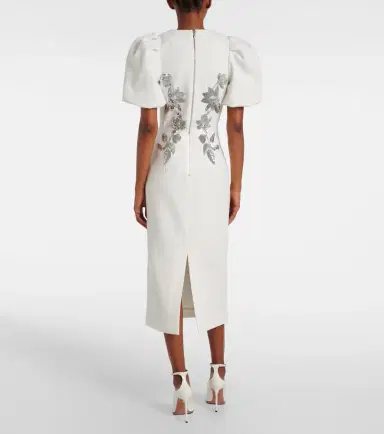 Rebecca Vallance Bridal Lucilla embellished midi dress | Thumbnail 3