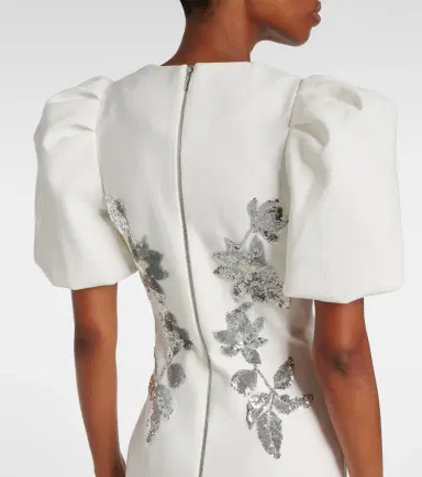 Rebecca Vallance Bridal Lucilla embellished midi dress | Thumbnail 4