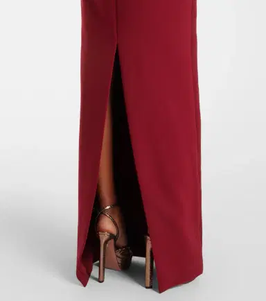 Roland Mouret Floral-appliqué crêpe gown | Thumbnail 4 Roland Mouret Floral-appliqué crêpe gown | Thumbnail 4