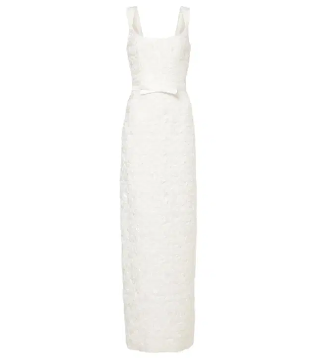 Markarian Robin floral jacquard gown