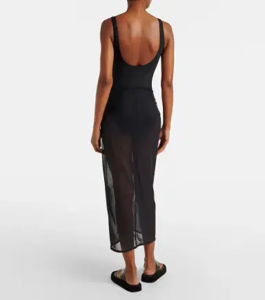 Karla Colletto Mesh beach cover-up | Thumbnail 4