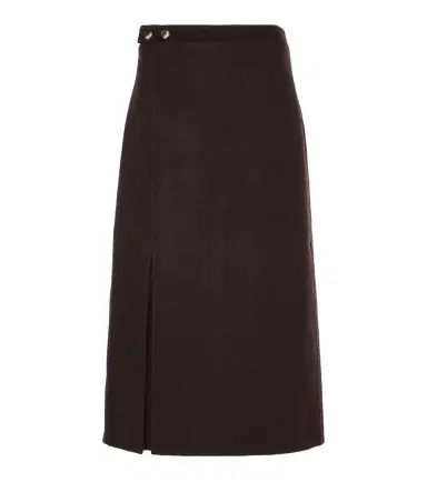 Proenza Schouler White Label Adrian wool-blend midi skirt | Thumbnail 1