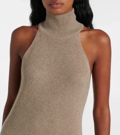 Lisa Yang Carmen ribbed-knit cashmere minidress | Thumbnail 3