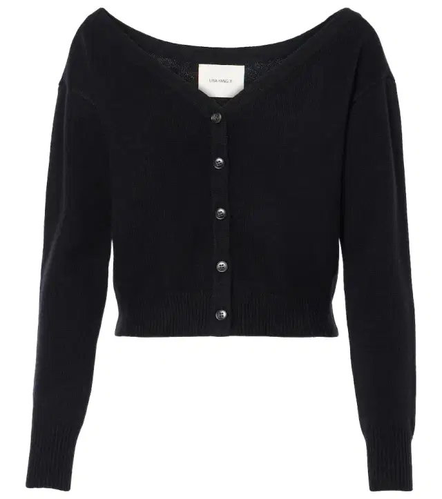 Lisa Yang Beata off-shoulder cashmere cardigan