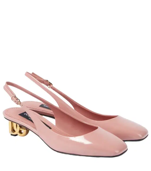 Dolce & Gabbana Jackie 40 patent leather slingback pumps