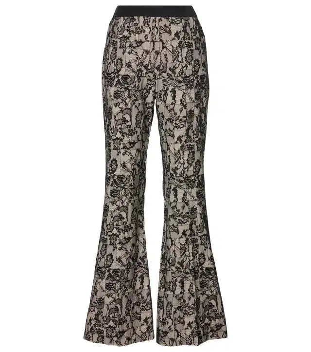 Joseph Tokyo patchwork lace flared pants