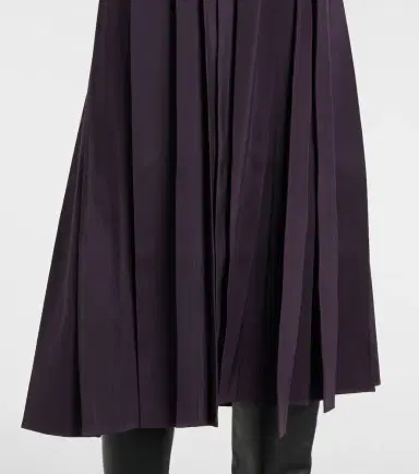 Joseph Pleated wool and silk midi dress | Thumbnail 5