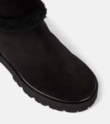 Aquazzura Teddi shearling-trimmed leather booties | Thumbnail 5 Aquazzura Teddi shearling-trimmed leather booties | Thumbnail 5