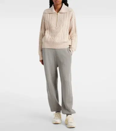 Varley Camello cable-knit half-zip sweater | Thumbnail 2