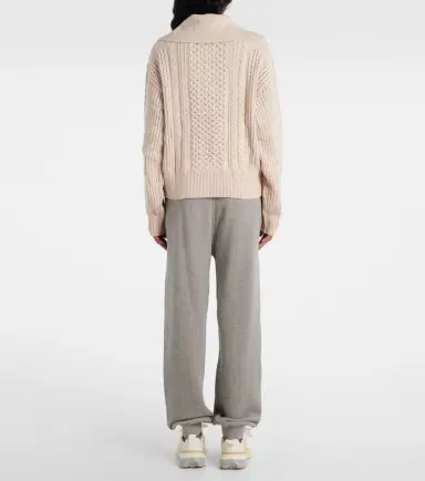 Varley Camello cable-knit half-zip sweater | Thumbnail 3