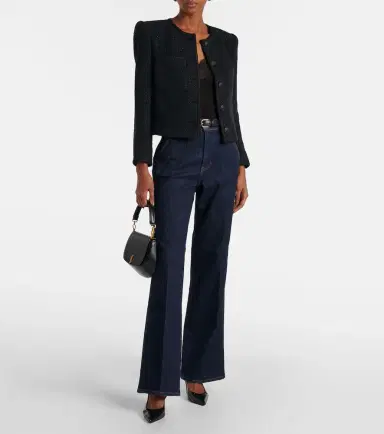 Veronica Beard Crosbie high-rise wide-leg jeans | Thumbnail 2