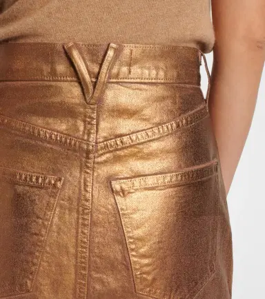 Veronica Beard Victoria denim midi skirt | Thumbnail 4
