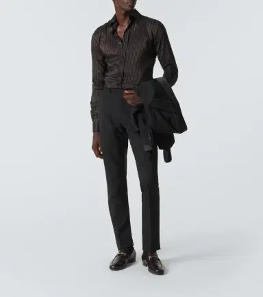 Tom Ford Pinstripe silk shirt | Thumbnail 4