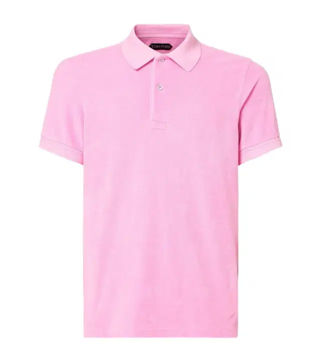 Tom Ford Cotton-blend terry polo shirt