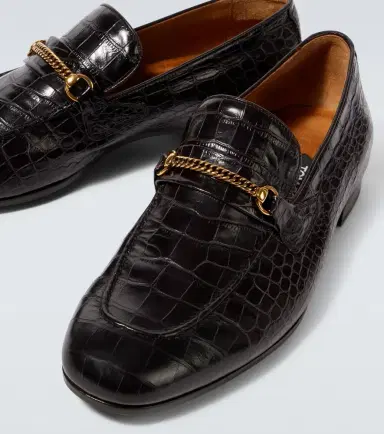 Tom Ford Gigi croc-effect leather loafers | Thumbnail 3 Tom Ford Gigi croc-effect leather loafers | Thumbnail 3
