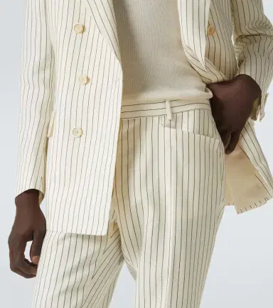 Tom Ford Dyllan pinstripe wool and silk suit pants | Thumbnail 4 Tom Ford Dyllan pinstripe wool and silk suit pants | Thumbnail 4
