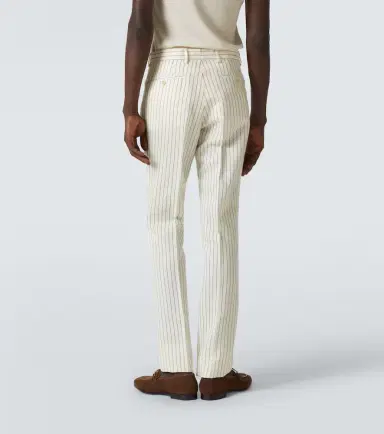 Tom Ford Dyllan pinstripe wool and silk suit pants | Thumbnail 5 Tom Ford Dyllan pinstripe wool and silk suit pants | Thumbnail 5