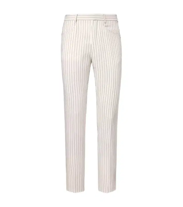 Tom Ford Dyllan pinstripe wool and silk suit pants
