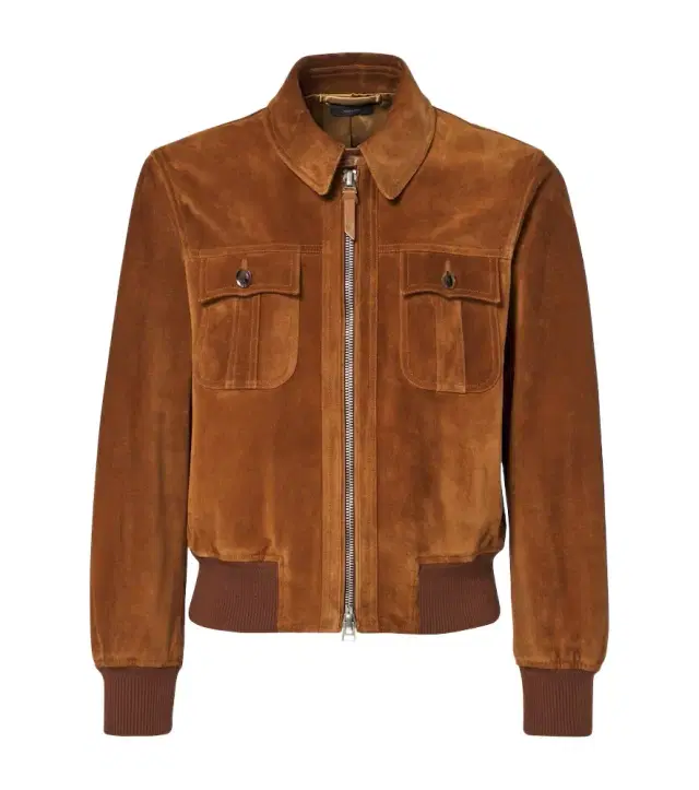 Suede blouson
