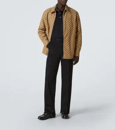 Gucci GG canvas cotton-blend overshirt | Thumbnail 5