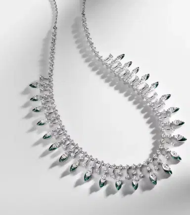 Kamyen Drop 18kt white gold and enamel choker with diamonds | Thumbnail 3 Kamyen Drop 18kt white gold and enamel choker with diamonds | Thumbnail 3