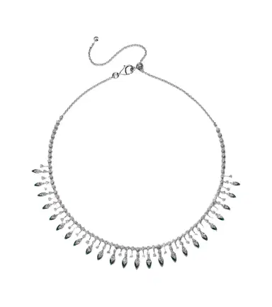 Kamyen Drop 18kt white gold and enamel choker with diamonds | Thumbnail 1 Kamyen Drop 18kt white gold and enamel choker with diamonds | Thumbnail 1