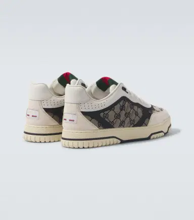 Gucci Re-Web leather sneakers | Thumbnail 5