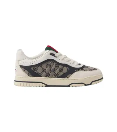 Gucci Re-Web leather sneakers | Thumbnail 1