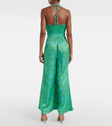 Poupette St Barth Claudia printed halterneck jumpsuit | Thumbnail 3