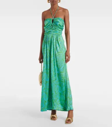 Poupette St Barth Claudia printed halterneck jumpsuit | Thumbnail 5