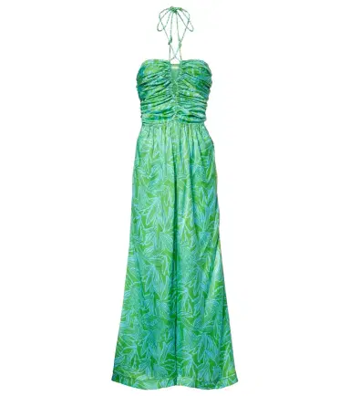 Poupette St Barth Claudia printed halterneck jumpsuit | Thumbnail 1