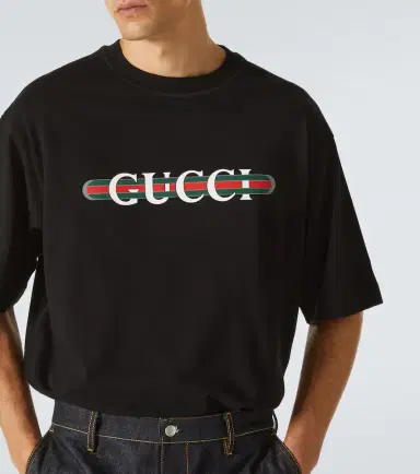 Gucci Logo cotton jersey T-shirt | Thumbnail 3