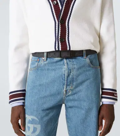 Gucci GG Canvas reversible leather belt | Thumbnail 3