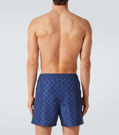 Gucci GG Supreme Web Stripe swim trunks | Thumbnail 2 Gucci GG Supreme Web Stripe swim trunks | Thumbnail 2
