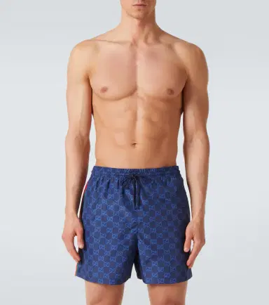 Gucci GG Supreme Web Stripe swim trunks | Thumbnail 3 Gucci GG Supreme Web Stripe swim trunks | Thumbnail 3