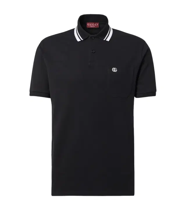 Gucci GG Web cotton-blend polo shirt
