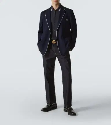 Gucci Double G cotton jersey blazer | Thumbnail 8 Gucci Double G cotton jersey blazer | Thumbnail 8