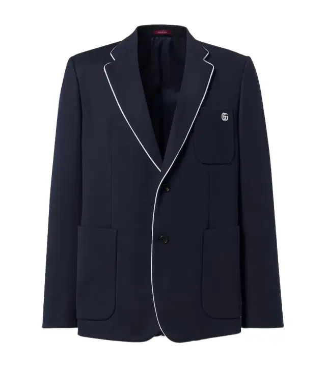 Double G cotton jersey blazer