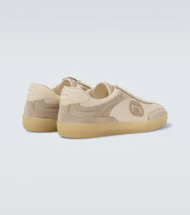 Gucci Interlocking G suede-trimmed sneakers | Thumbnail 3 Gucci Interlocking G suede-trimmed sneakers | Thumbnail 3