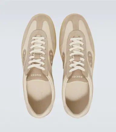 Gucci Interlocking G suede-trimmed sneakers | Thumbnail 5 Gucci Interlocking G suede-trimmed sneakers | Thumbnail 5