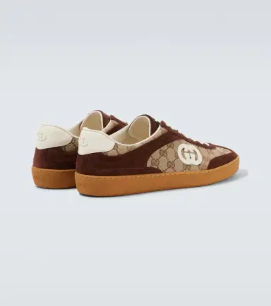 Gucci Interlocking G suede-trimmed sneakers | Thumbnail 6 Gucci Interlocking G suede-trimmed sneakers | Thumbnail 6